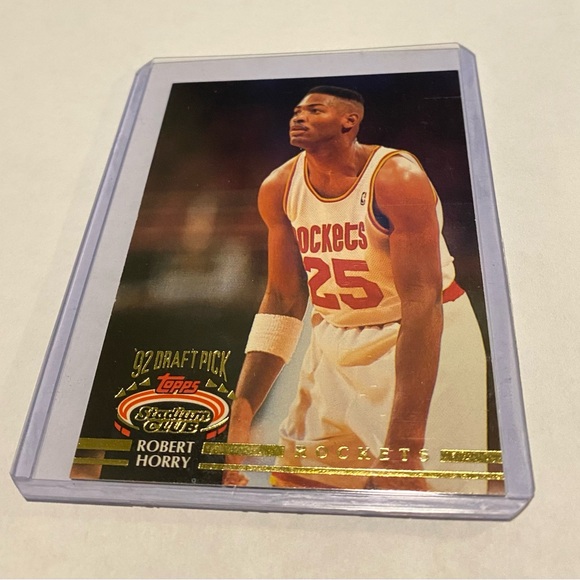 Robert Horry RC Rookie 1993 Topps Stadium Club Basketball Card Vintage - Picture 1 of 3